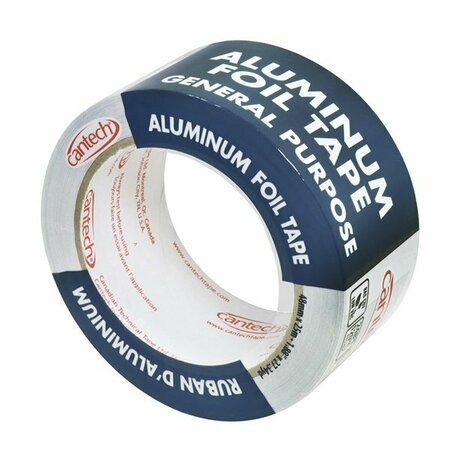 CANTECH Tape, 1.88 in.X30yd Aluminum Foil 39025